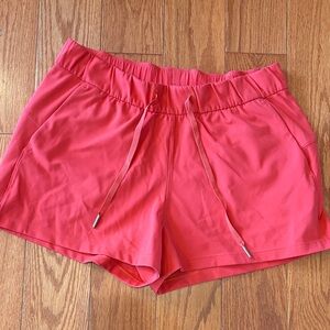 Lululemon Athletica Red Athletic Shorts